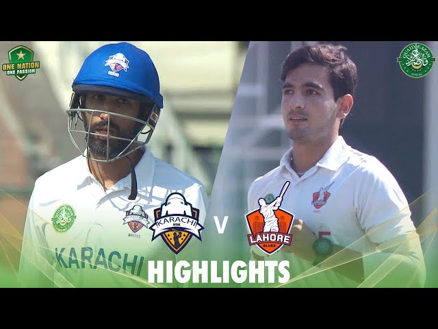 Full Highlights | Karachi Whites vs Lahore Blues | Day 4 | Match 28 | #QeAT 2023/24 | PCB | M1U1A