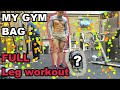 FULL Leg Workout & Gym Bag Contence