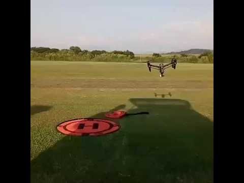 HOOD MAN 3 Ft Diameter Drone Launch Pad　test
