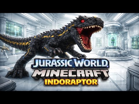 I'm destroying the dinosaur lab! Minecraft Jurassic World