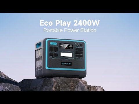 Зарядная станция EcoPlay P2400 2048Wh 2400W Grey