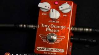 Video thumbnail for Mad Professor Tiny Orange Phaser by ProGuitarShopDemos