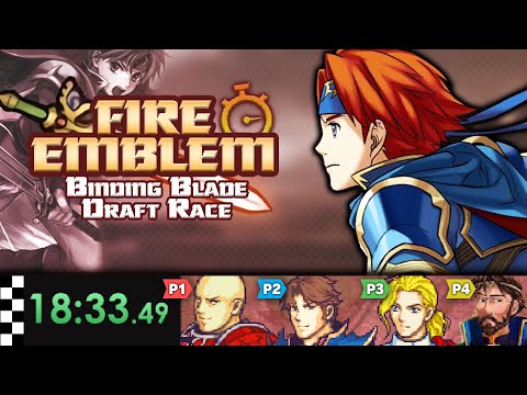 Part 1/2: Fire Emblem 6 Hard Mode Draft Race /w @Donlot_ @PH_777 & @FireEmbros