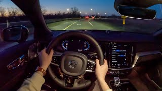 [WR Magazin] 2023 Volvo S60 Recharge Ultimate - POV Night Drive (Binaural Audio)