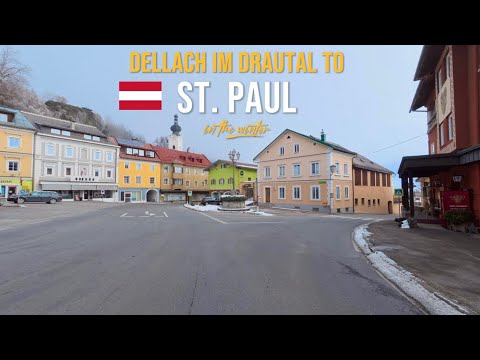 Driving in Austria 🇦🇹 | Dellach im Drautal to St  Paul in Winter – January 2026 ❄️