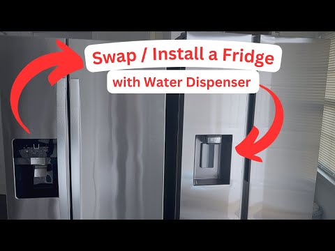 How to Hook Up a New Fridge with Water Dispenser | Install or Replace a Refrigerator with Water Line