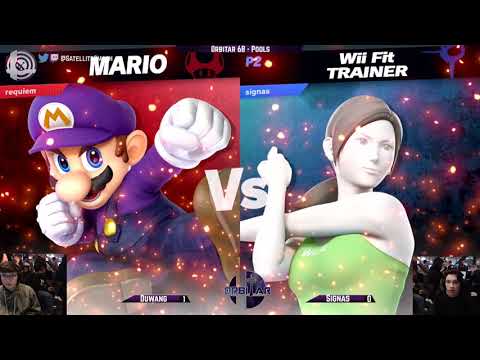 Duwang (Mario) vs. Signas (Wii Fit Trainer) - Orbitar 68 - Pools