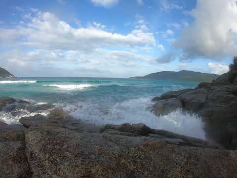 Sound of Wave Against The Rock at Long Beach Perhentian Island