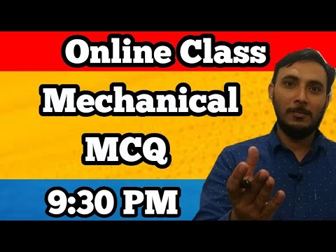 SSC JE Mechanical MCQ Part 1