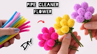 DIY Pipe Cleaner Unique Flower | Super Easy Craft for Beginners