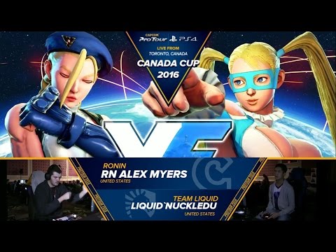 SFV: RN Alex Myers vs Liquid`NuckleDu - Canada Cup 2016 Top 8 - CPT 2016