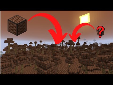 Minecraft New Biome, but only Note Blocks