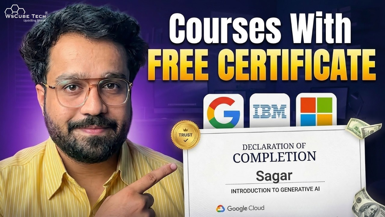 FREE AI Courses with Certificates Your Job Needs Right Now