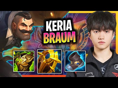 KERIA BRINGS BACK BRAUM! | T1 Keria Plays Braum Support vs Rakan!  Season 2024