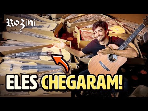OS VIOLÕES ROZINI CHEGARAM NO CIFRA CLUB 🤩 | MEGA UNBOXING