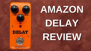Video thumbnail for Amazon Basics Pedal - Delay Review by GrowWithGuitar