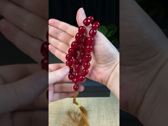 مسباح مسكي كرزي بخرز كبير الحجم