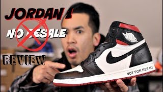(WORTH $600 OR HYPE ??) JORDAN 1 “NO L&#39;S, NO RESALE” REVIEW
