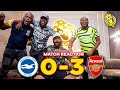 Brighton 0-3 Arsenal | Full Fan Reactions | Saka Havertz Trossard
