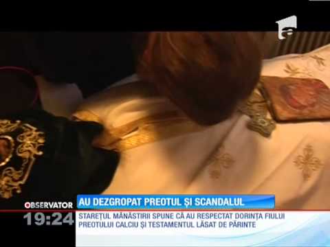 Mormântul părintelui Gheorghe Calciu a iscat un scandal monstru