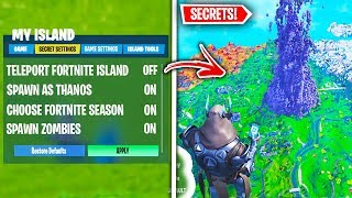 Top 10 Hidden Fortnite Creative Mode Secrets YOU NEED TO KNOW ABOUT!