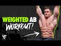 WEIGHTED SIX PACK WORKOUT FOR BETTER ABS (WITH MODIFICATIONS)