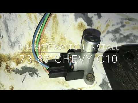 Headlight Dimmer Switch Install 73-87 Chevy C10