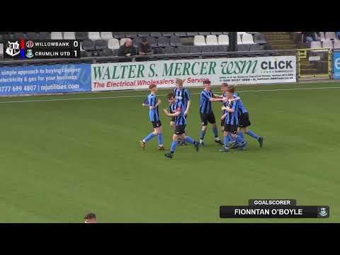 Willowbank v Crumlin United - Under 18 Cup Final - May 2022