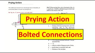 Prying Action | Design of Steel Structures