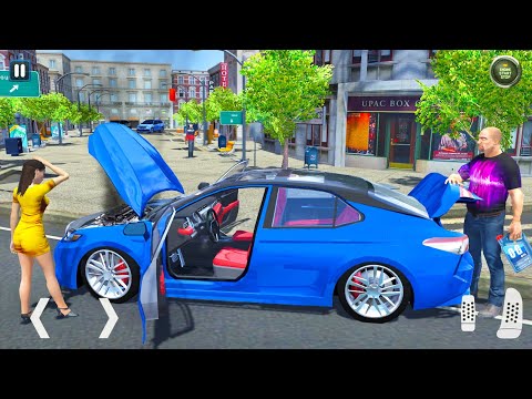 Toyota Car Simulator Japan - Riding In The City and Sea Port - Android Gameplay