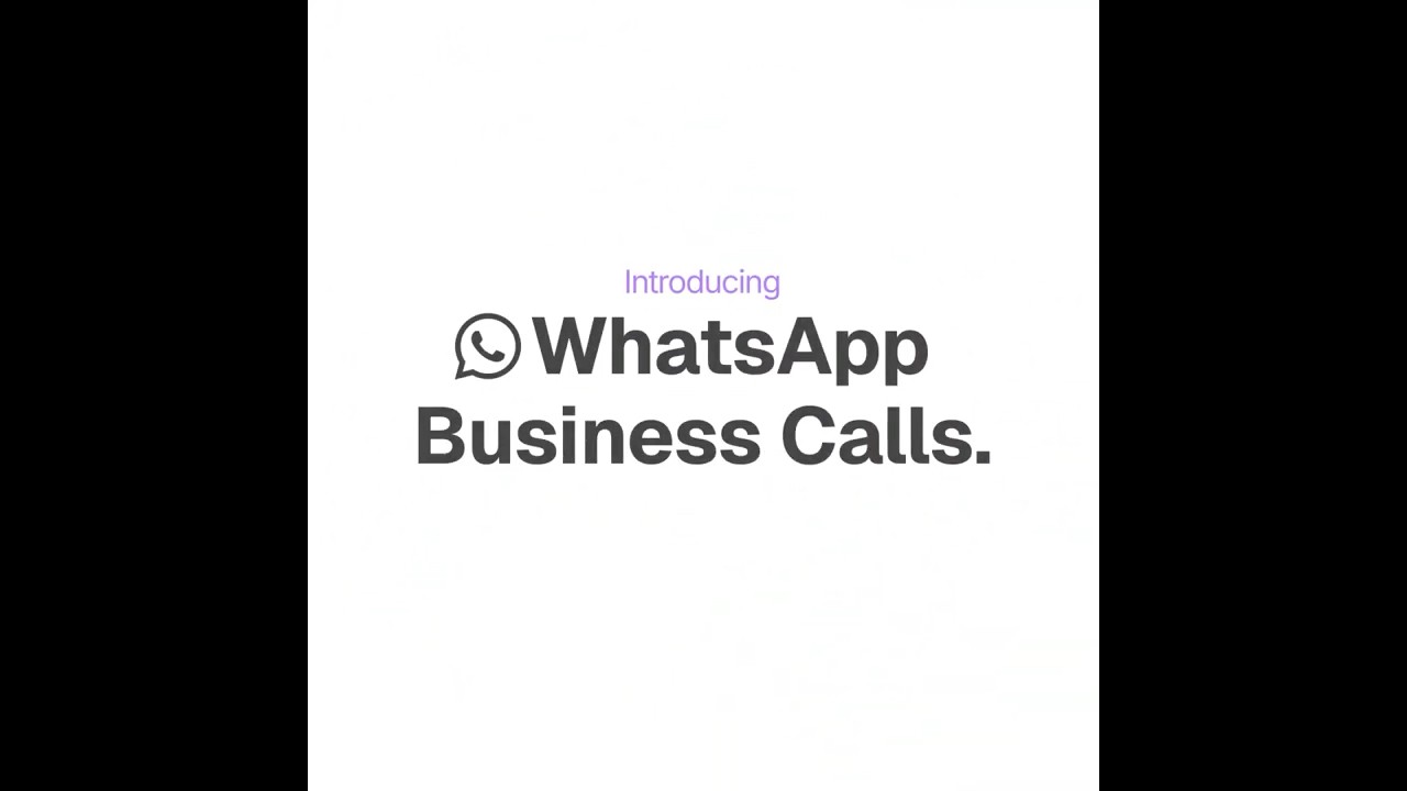 Introducing Voice AI Agents for WhatsApp Business Calls | Synthflow video thumbnail