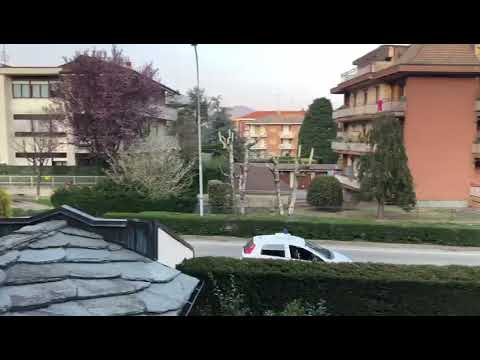 CUORGNÈ - i vigili avvisano di stare a casa