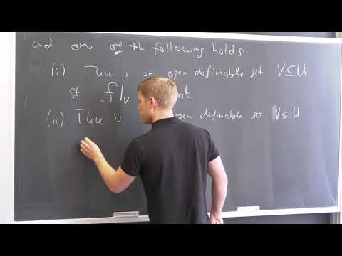 Tameness beyond o-minimality lecture #5