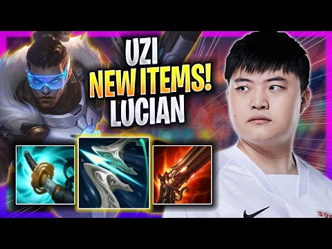 UZI TRIES LUCIAN WITH NEW ITEMS! - Uzi Plays Lucian ADC vs Kog'maw! | Season 2023