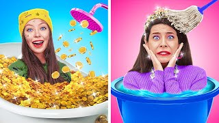 Download lagu Anak Kaya Menjadi Anak Miskin! Orang Tua Kaya Vs Orang Tua Miskin Bertukar Anak oleh 123 GO! mp3