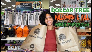 Dollar Tree Halloween and Fall Decor Store Walk Through & Haul 2022 | Dollar Tree Fall Shop With Me