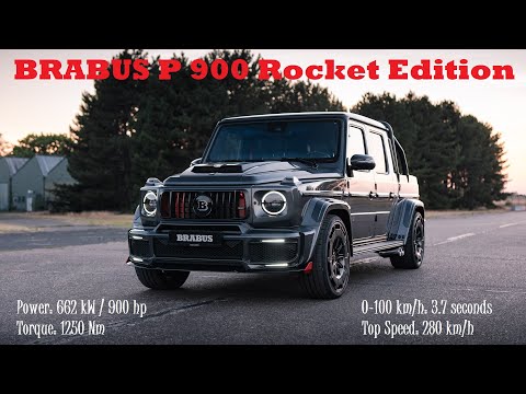 2023 BRABUS P 900 Rocket Edition "One of Ten" 💪 900 HP, 1250 Nm & 280km/h Top Speed