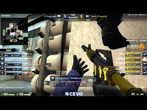 Team Property vs. E-Frag.net - Game 2 (CEVO-P Placement Tournament CS:GO Season 8) - Helium & Metuz