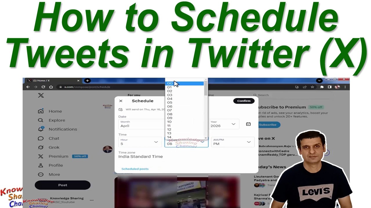How to Schedule Tweets in Twitter