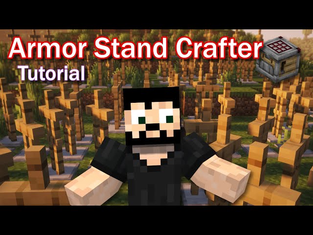 Armor Rack Craft 4 gt Armor Stand Crafting System Minecraft Map