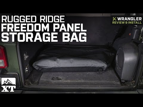 Jeep Wrangler Rugged Ridge Freedom Panel Storage Bag (2007-2018 JK) Review & Install