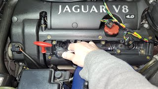 2001 Jaguar XK8 - Replacing Spark Plugs - Tons of useful information