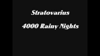 Stratovarius - 4000 Rainy Nights - with lyrics - con letra