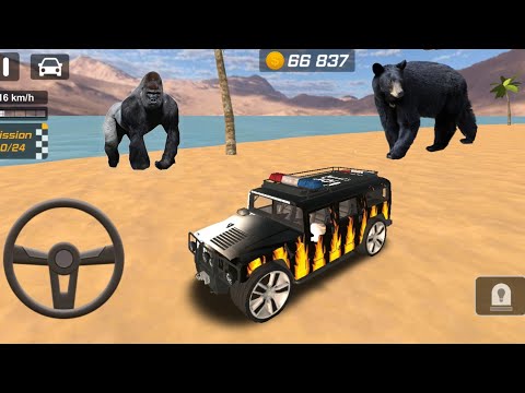 Police Car Driving Simulator 3D – Police Car Mercedes S63 Pursuit Chase – Android Gameplay #10