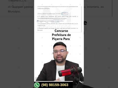 Regime Jurídico do Município de Piçarra PA