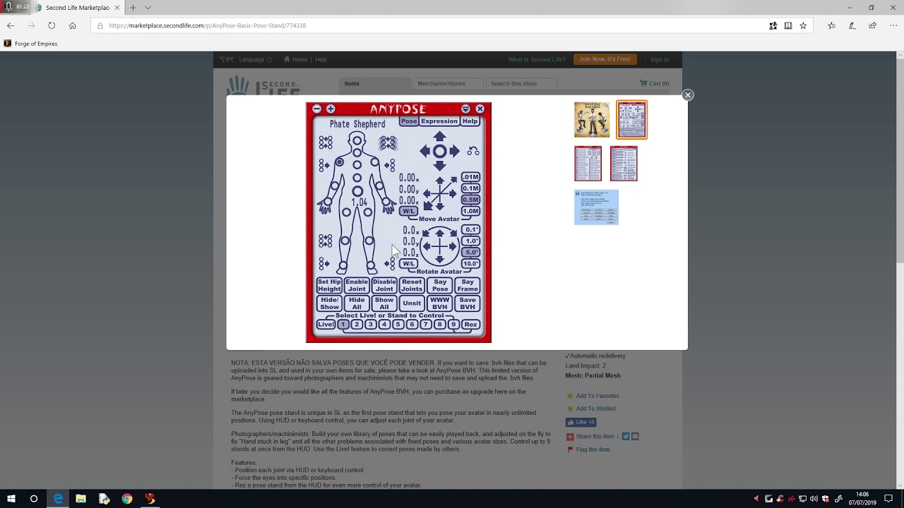 #POSE SECOND LIFE (ANYPOSE)  - 01