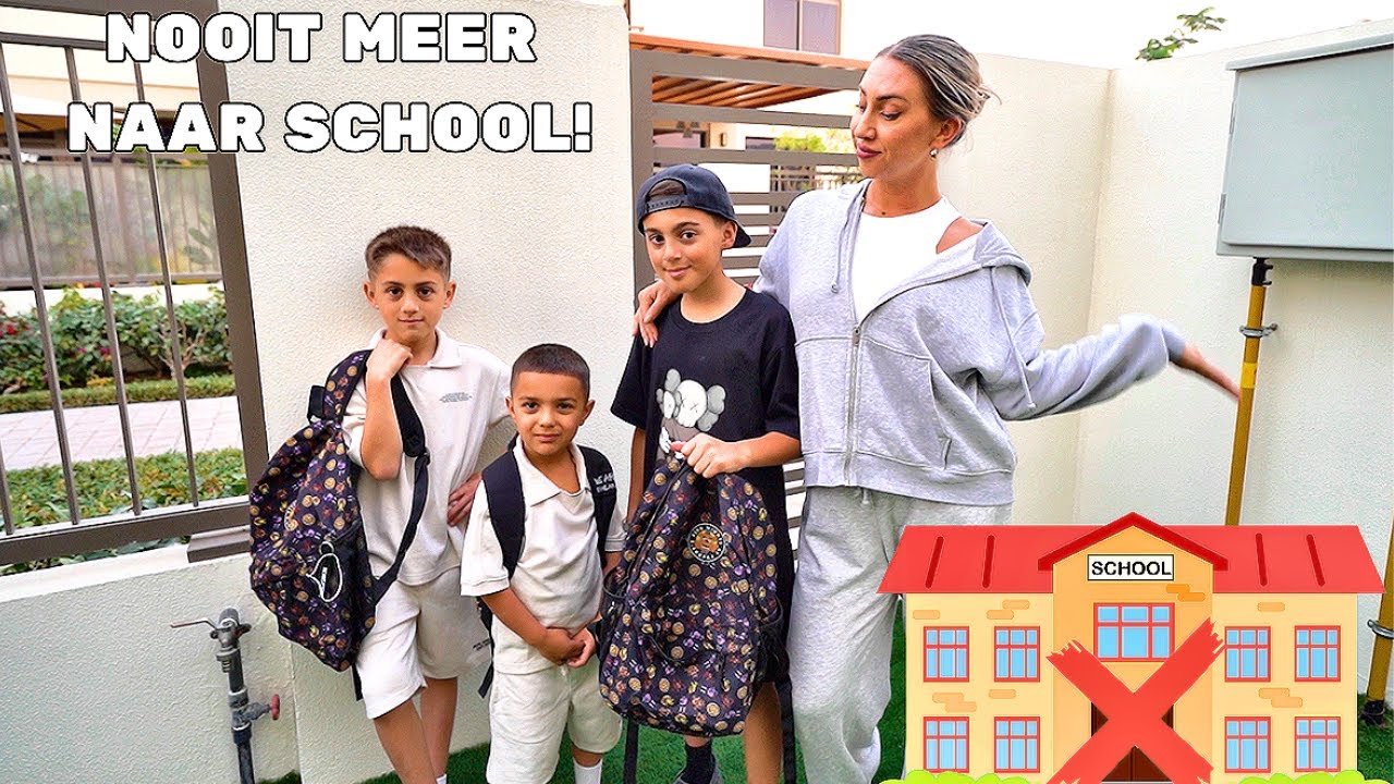 ONZE KINDEREN GAAN NIET MEER NAAR SCHOOL.. | #1006