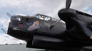 Just Jane. Avro Lancaster NX611 Bomber. Taxy ride 30th April 2016.