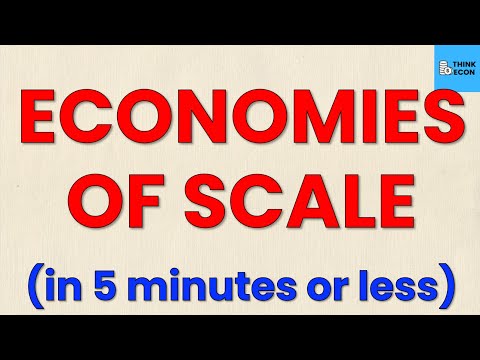 , title : 'Economies of Scale Explained | Think Econ'
