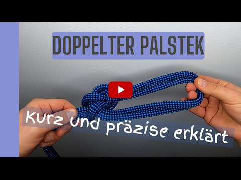 Doppelter Palstek  - einfacher Knoten